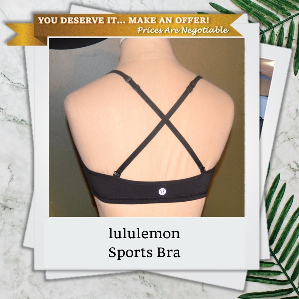 Lululemon XS Adjustable Straps Sports Bra